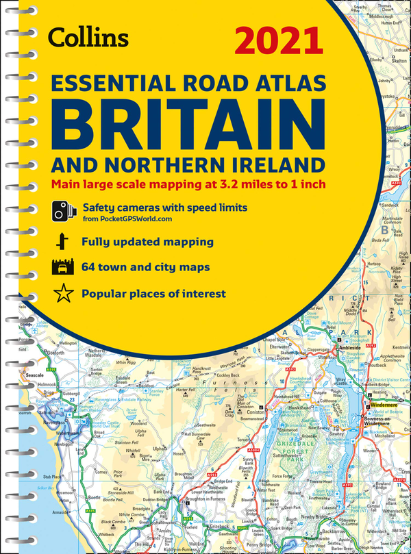 Бумажная книга «2021 Collins Essential Road Atlas Britain», автор Collins Maps - фото №1
