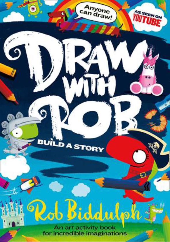 [object Object] «Draw With Rob. Build a Story», автор Роб Биддульф - фото №1