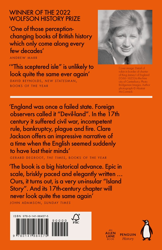 Паперова книга «Devil-Land. England Under Siege, 1588-1688», автор Клер Джексон - фото №1