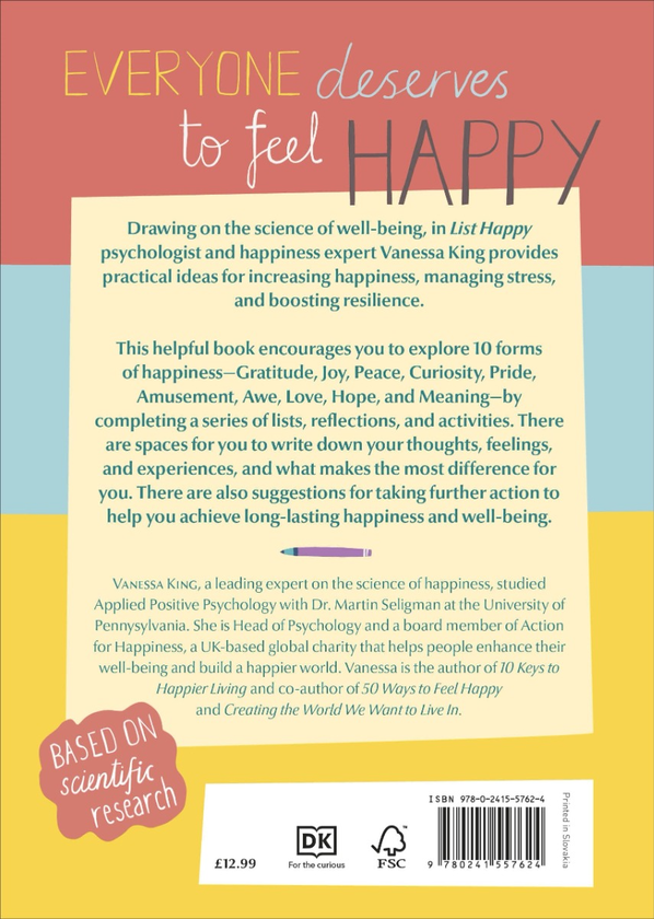 [object Object] «List Happy. 75 Lists for Happiness, Gratitude, and Wellbeing», автор Ванесса Кинг - фото №2 - миниатюра