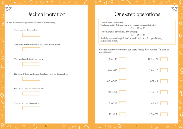 [object Object] «Maths Made Easy Decimals Ages 9-11 Key Stage 2 », автор Кэрол Вордерман - фото №3 - миниатюра