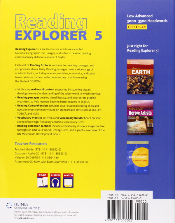 Паперова книга «National Geographic Reading Explorer 5 (+CD)» - фото №1