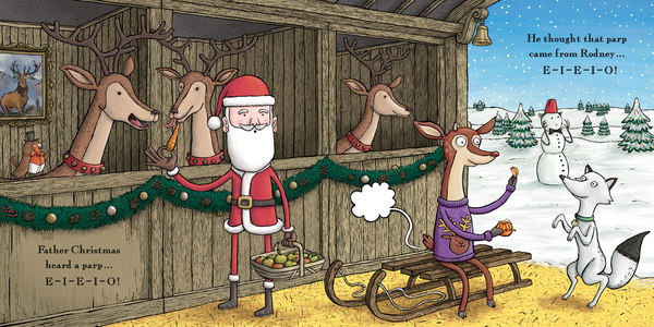 Бумажная книга «Father Christmas Heard a Parp», автор Олаф Фалафел - фото №1