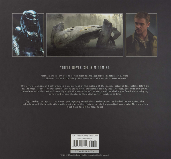 Бумажная книга «The Predator. The Art and Making of the Film», автор Джеймс Нолан - фото №1