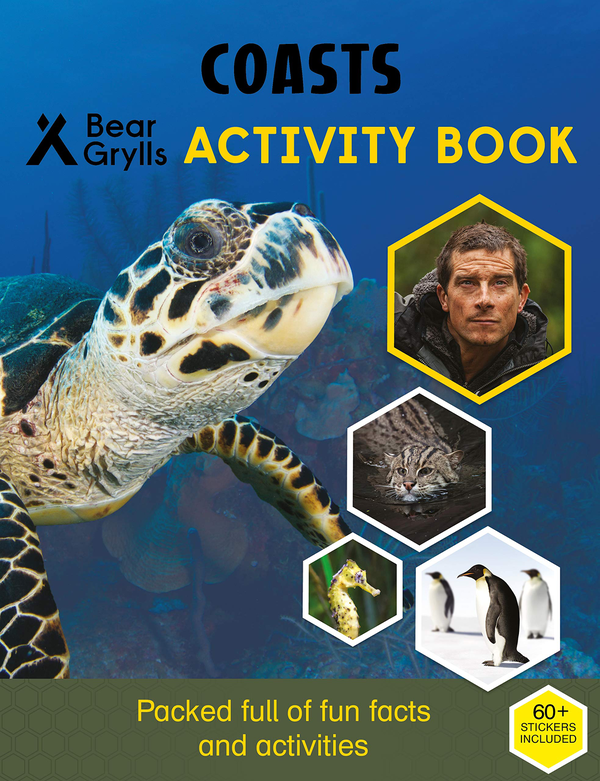 Бумажная книга «Bear Grylls Sticker Activity. Coasts», автор Беар Гриллс - фото №1