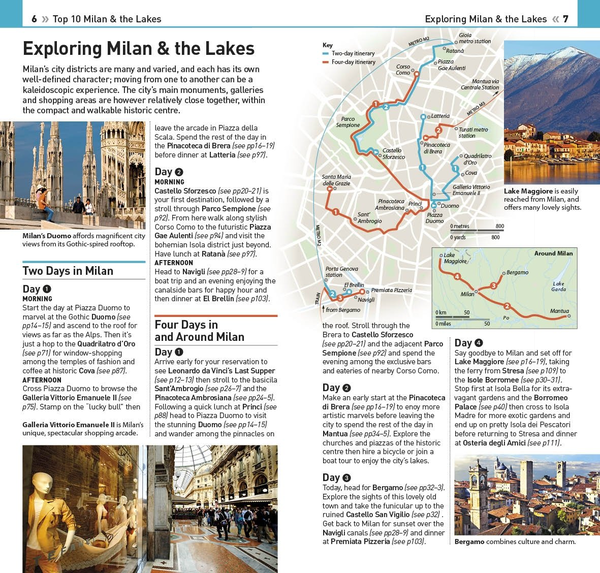 Паперова книга «Milan and the Lakes» - фото №1