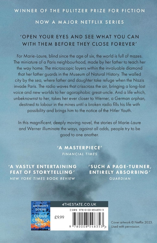 Бумажная книга «All the Light We Cannot See», автор Энтони Дорр - фото №1