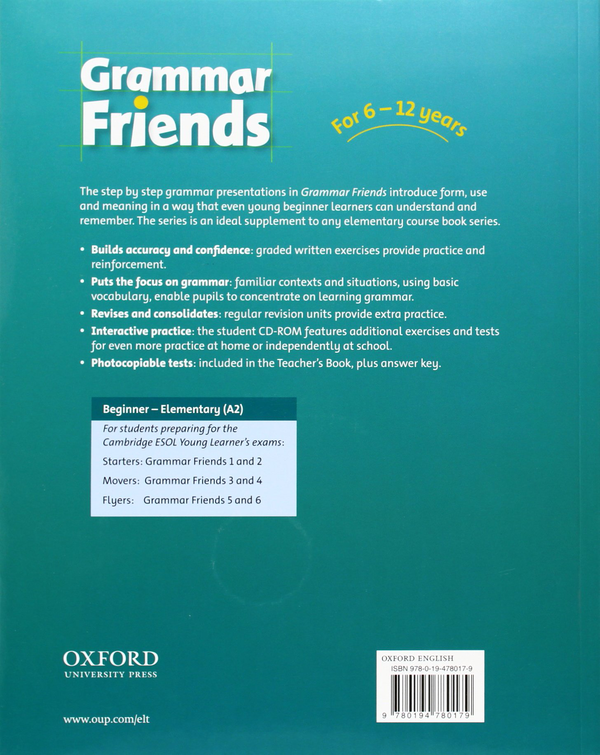 [object Object] «Grammar Friends 6. Student's Book (+ CD-ROM)», автор Ейлін Фленніган - фото №2 - мініатюра