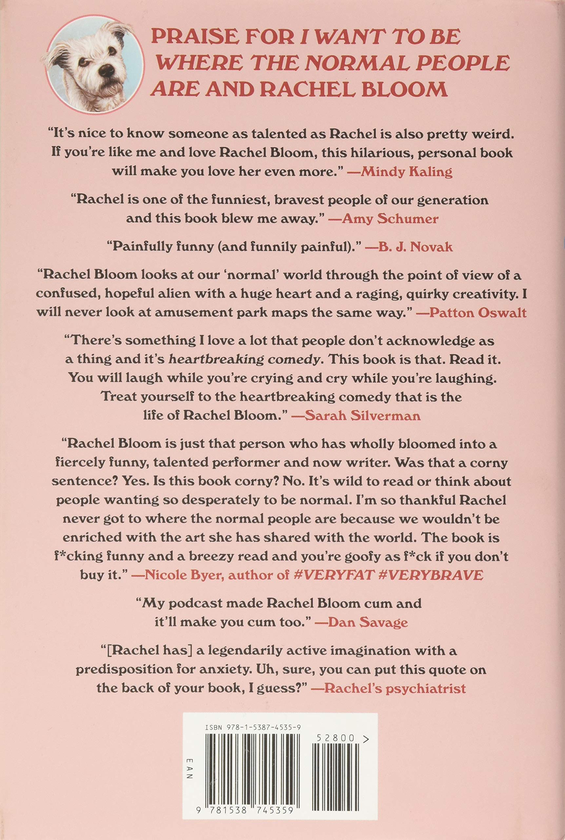 Паперова книга «I Want to Be Where the Normal People Are», автор Рейчел Блум - фото №1