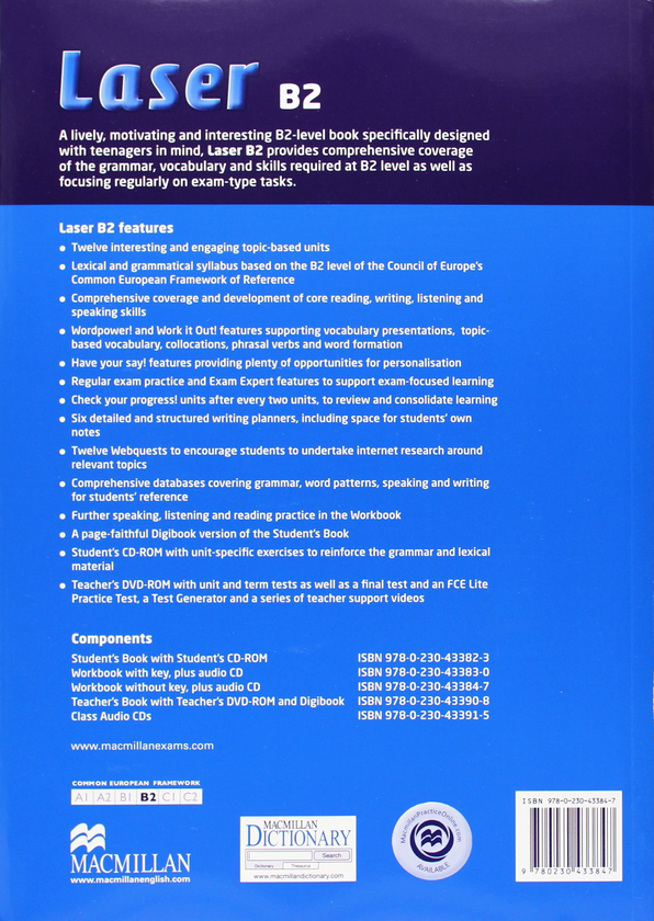 [object Object] «Laser B2. Workbook without Key with Audio CD», автор Малькольм Манн - фото №2 - миниатюра