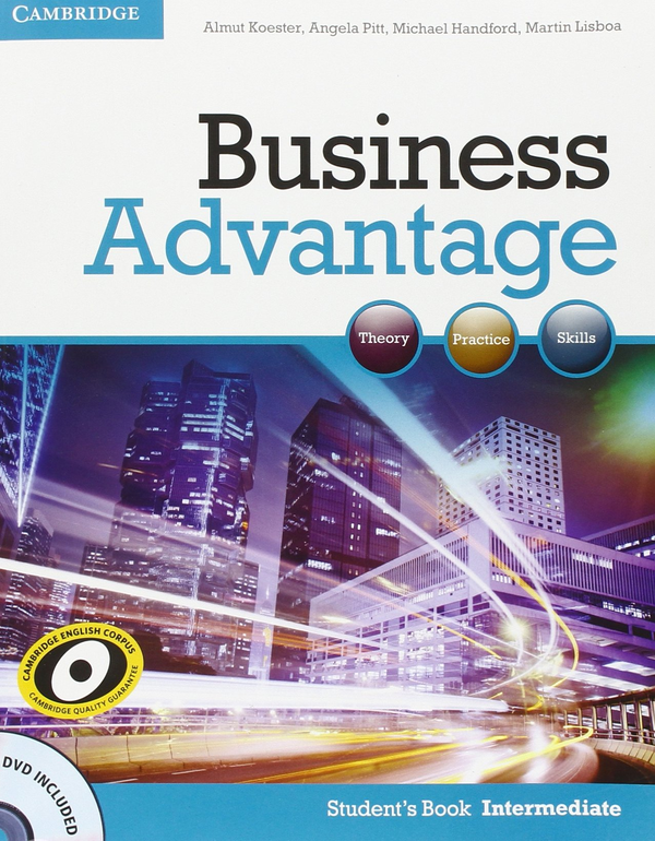 Паперова книга «Business Advantage Intermediate Student's Book (+DVD)», автор Альмут Кестер - фото №1