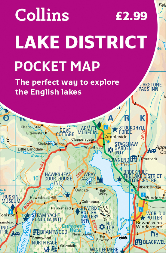 Паперова книга «Lake District Pocket Map: The perfect way to explore the English lakes» - фото №1