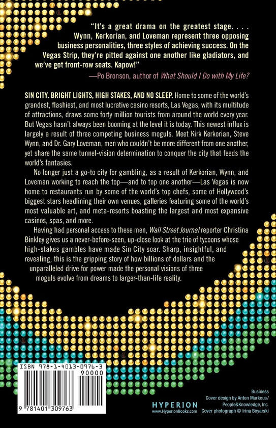 Бумажная книга «Winner Takes All. Steve Wynn, Kirk Kerkorian, Gary Loveman, and the Race to Own Las Vegas», автор Кристина Бинкли - фото №1
