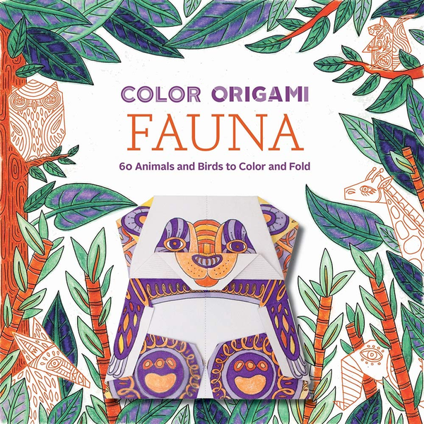 Паперова книга «Color Origami. Fauna. 60 Animals and Birds to Color and Fold», автор Марк Кіршенбаум - фото №1