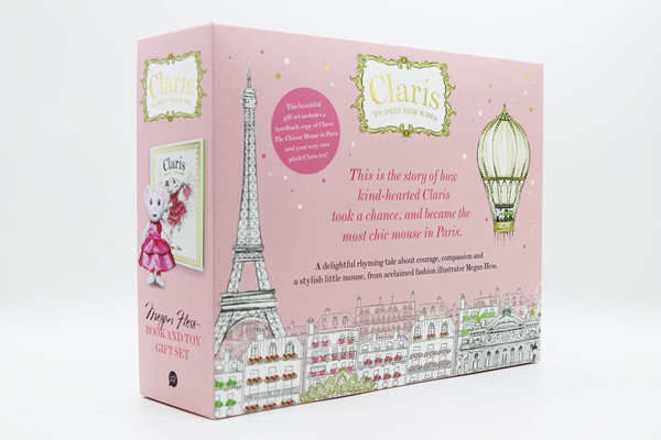 Бумажная книга «Claris. Book & Toy Gift Set. The Chicest Mouse in Paris», автор Меган Хесс - фото №1