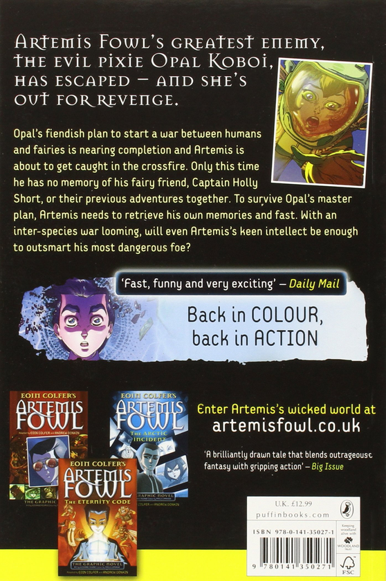 [object Object] «The Opal Deception: The Graphic Novel (Artemis Fowl Graphic Novels - 4)», автор Йон Колфер - фото №2 - миниатюра