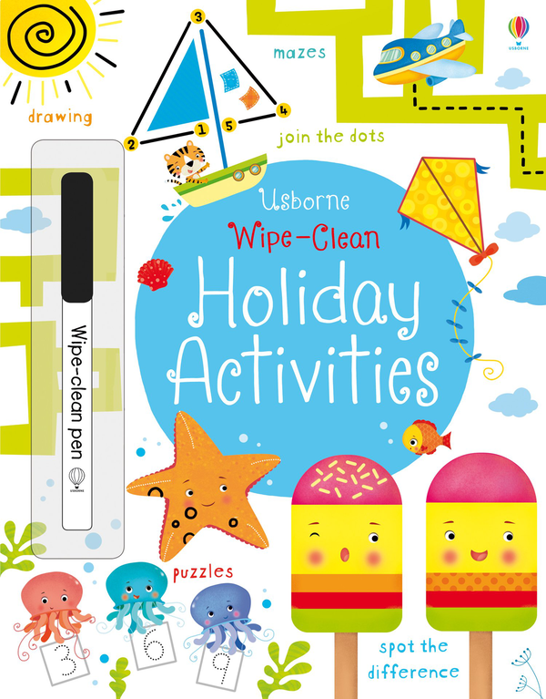 Паперова книга «Wipe-Clean Holiday Activities », автор Kirsteen Robson - фото №1