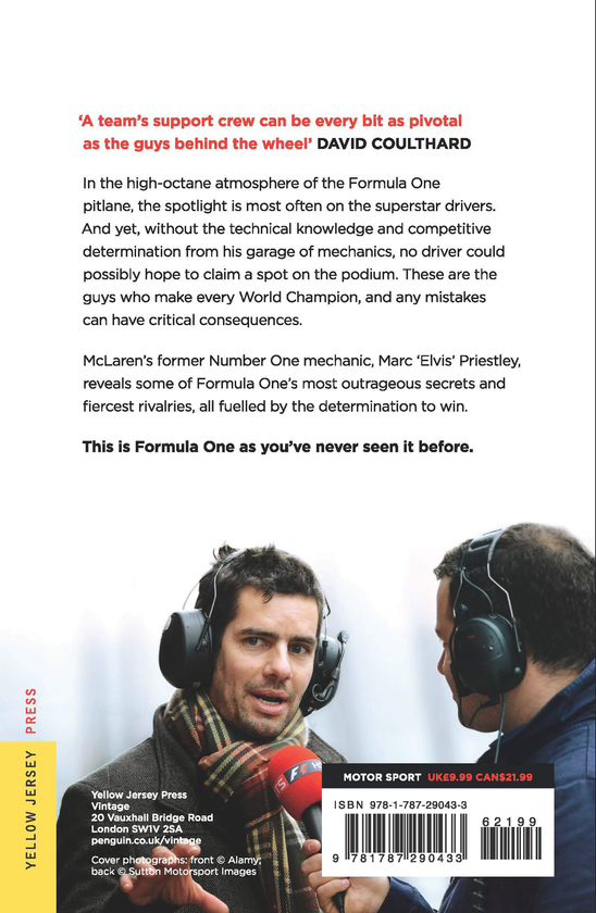 Бумажная книга «The Mechanic. The Secret World of the F1 Pitlane», автор Марк Элвис Пристли - фото №1