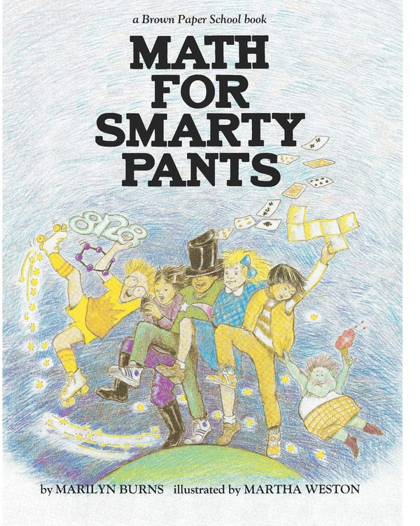Паперова книга «Brown Paper School book. Math for Smarty Pants», автор Мерілін Бьорнс - фото №1