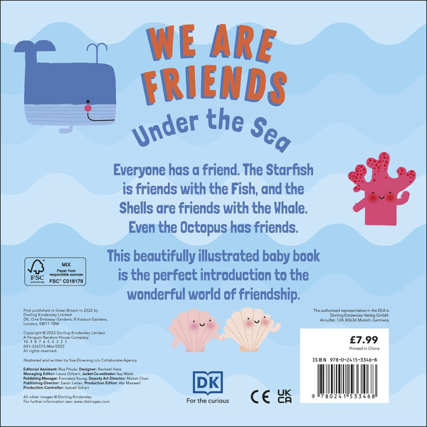 Бумажная книга «We Are Friends Under the Sea», автор Сью Даунинг - фото №1