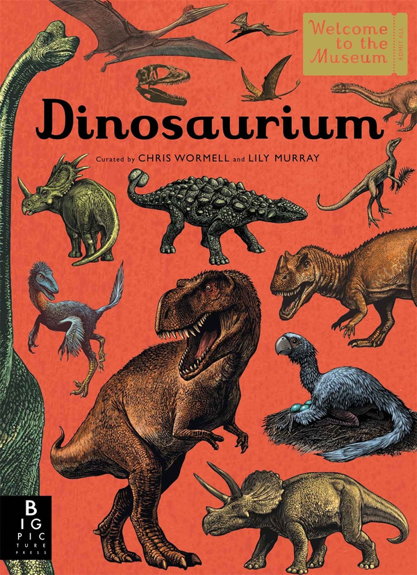 Паперова книга «Dinosaurium», автор Лілі Мюррей - фото №1