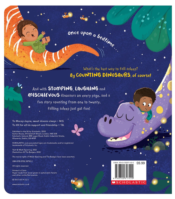 Бумажная книга «Twenty Dinosaurs at Bedtime», автор Марк Сперринг - фото №1