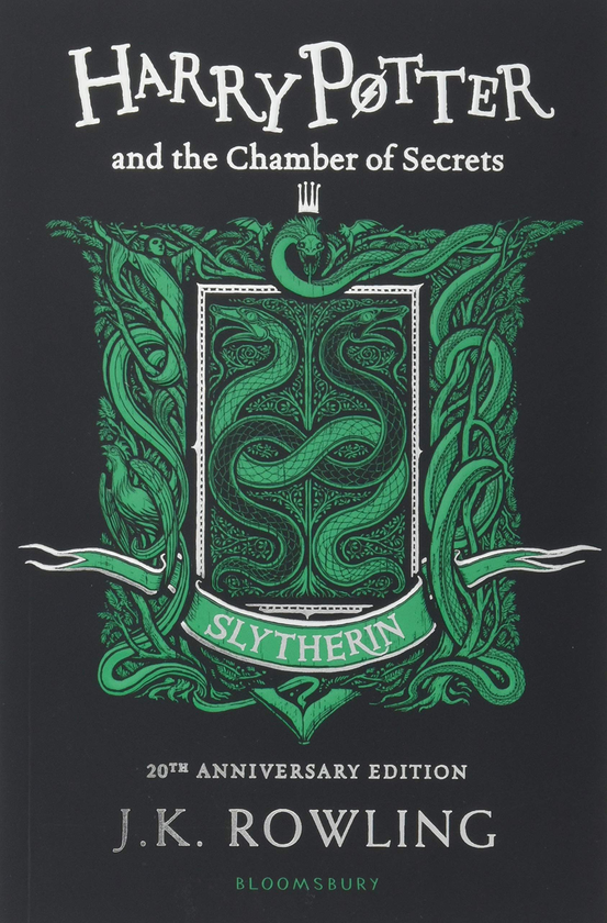 Паперова книга «Harry Potter and the Chamber of Secrets - Slytherin Edition», автор Джоан Ролінґ - фото №1