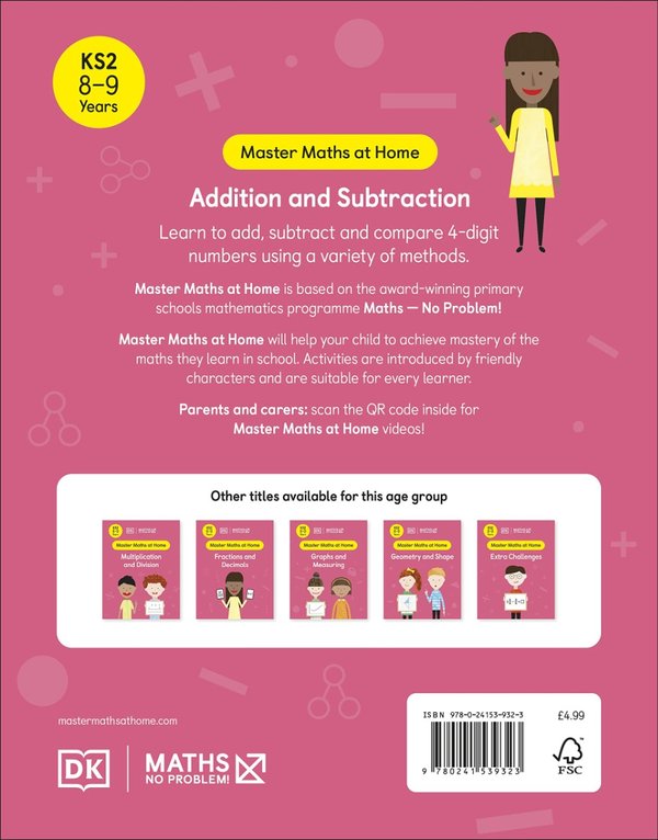 Бумажная книга «Addition and Subtraction. Ages 8-9 (Key Stage 2)» - фото №1