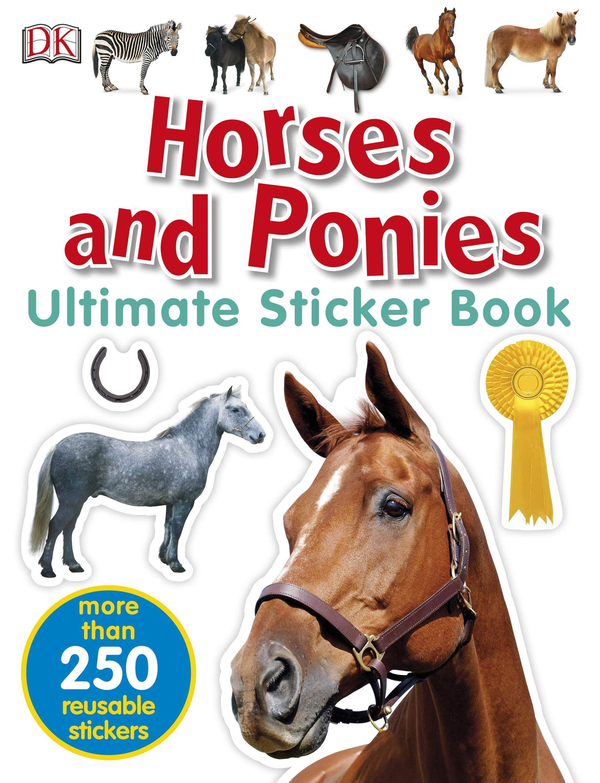 Бумажная книга «Horses and Ponies Ultimate Sticker Book » - фото №1