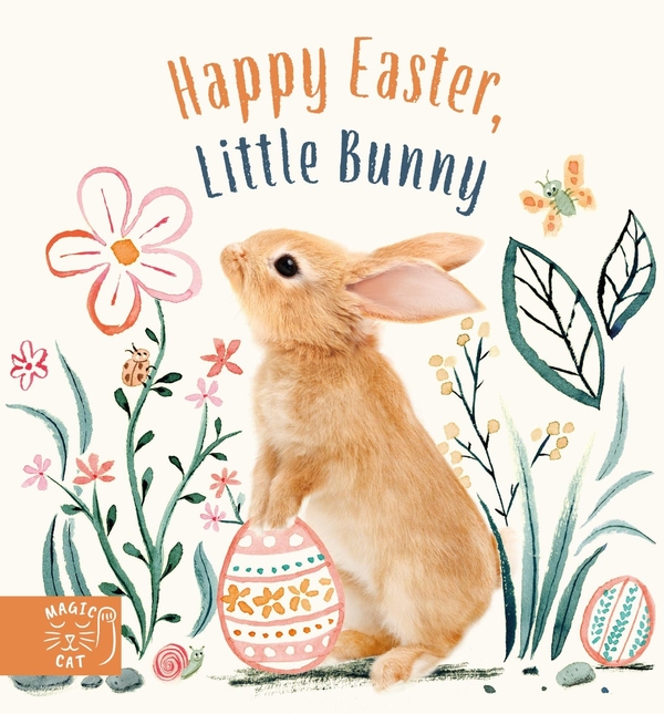Бумажная книга «Happy Easter Little Bunny», автор Аманда Вуд - фото №1