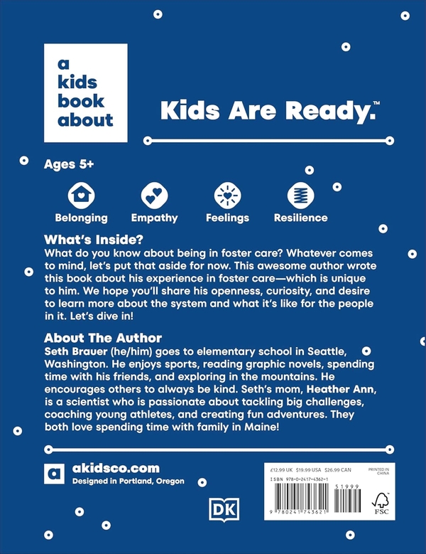 Бумажная книга «A Kids Book About Being in Foster Care», авторов Хизер Энн Брауэр, Сет Брауэр - фото №1