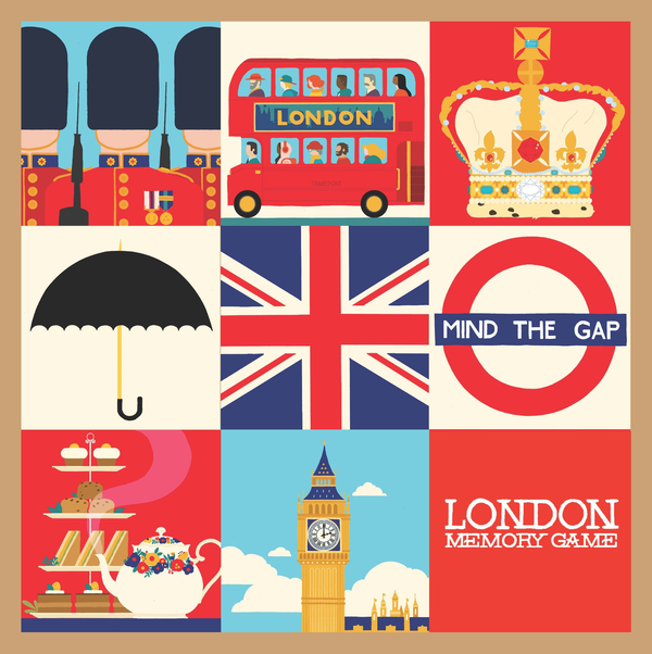 Бумажная книга «London Memory Game», автор Мин Хо - фото №1