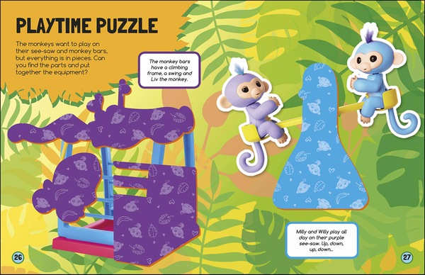 Бумажная книга «Fingerlings Ultimate Sticker Collection» - фото №1