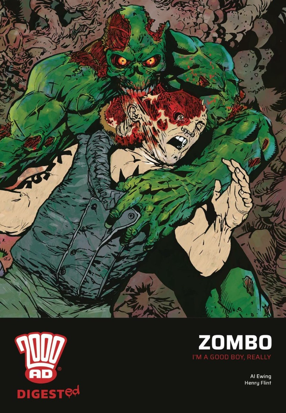 [object Object] «2000 AD Digest. ZOMBO. I'm a good boy, really», авторов Эл Юинг, Генри Флинт - фото №1
