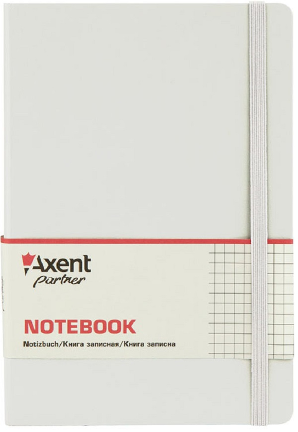  «Книга записная Axent Partner Pro 130x210 мм 112 листов в клетку белая (8204-21-A)», бренда Axent - фото №1