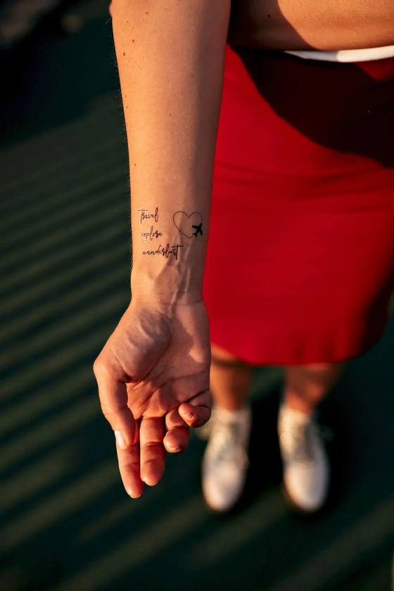«Тимчасове тату Tattooshka Подорожі (L-2)», бренда Tattooshka - фото №1