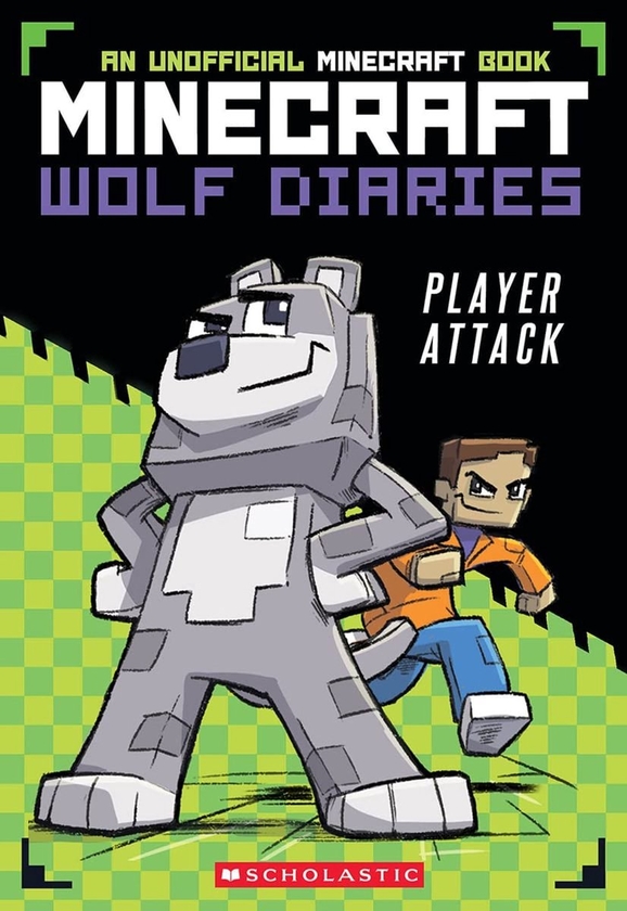 Бумажная книга «Minecraft Wolf Diaries 1: Player Attack», автор Уинстон Вульф - фото №1
