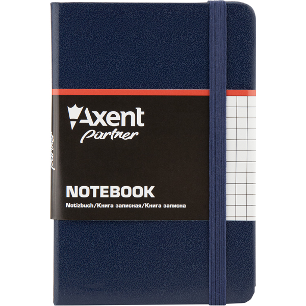  «Книга записная Axent Partner А6 синяя (8301-02-A)», бренда Axent - фото №1