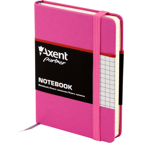  «Книга записная Axent Partner А6 розовая (8301-05-A)», бренда Axent - фото №1