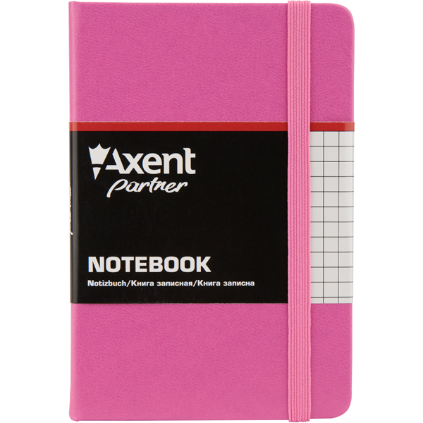  «Книга записная Axent Partner А6 розовая (8301-05-A)», бренда Axent - фото №1