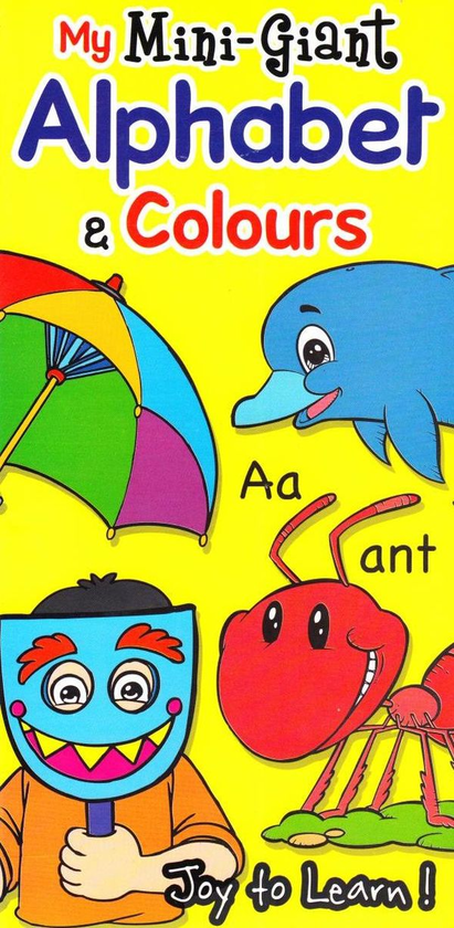 Бумажная книга «My Mini-Giant Alphabet & Colours» - фото №1