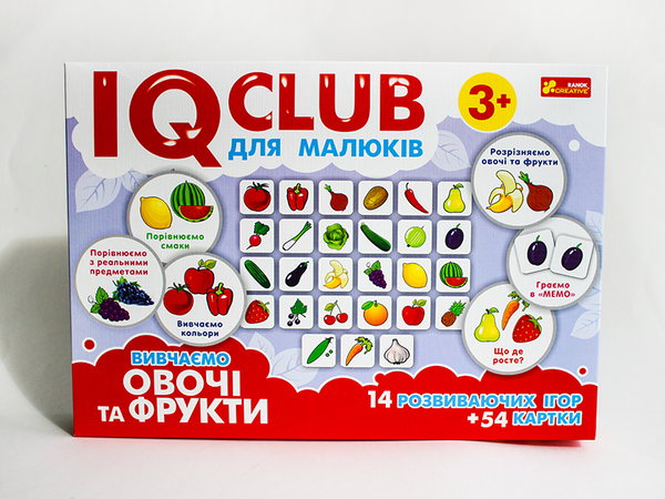  «Набор Ranok-creative Учим овощи и фрукты (13203004У)», бренда Ranok-Creative - фото №1