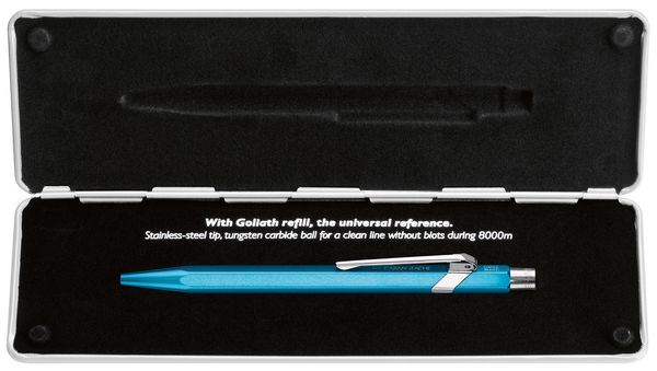  «Ручка Caran d'Ache 849 Metal-X Голубой (849.671)», бренда Caran d'Ache - фото №1