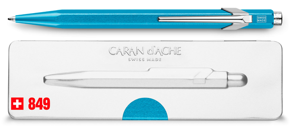  «Ручка Caran d'Ache 849 Metal-X Голубой (849.671)», бренда Caran d'Ache - фото №1