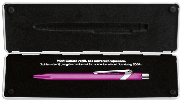  «Ручка Caran d'Ache 849 Metal-X Фиолетовый (849.850)», бренда Caran d'Ache - фото №1