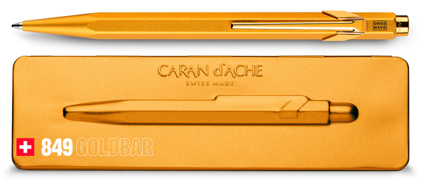 «Ручка Caran d'Ache 849 Золотистый (849.999)», бренда Caran d'Ache - фото №1