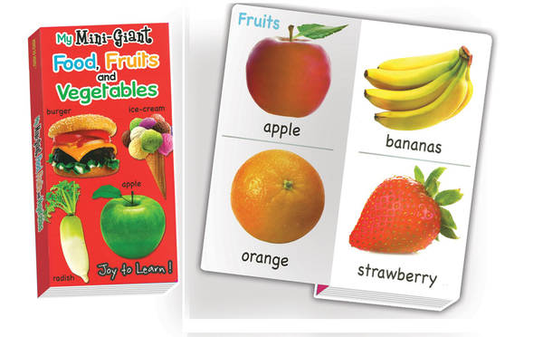 Бумажная книга «My Mini-Giant. Food: Fruit & Vegetables» - фото №1