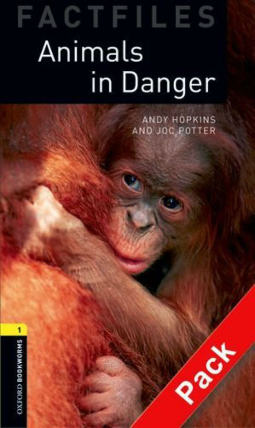 Паперова книга «Animals in Danger with Audio CD», авторів Енді Хопкінс, Джок Поттер - фото №1