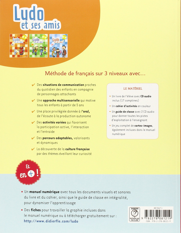 [object Object] «Ludo et ses amis A1.1 Nouvelle Edition 1 Livre eleve + CD audio», авторів Мішель Альберо, Коринна Маршуа - фото №2 - мініатюра