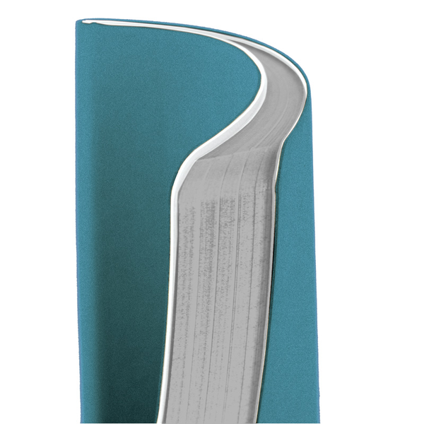 «Книга записная Axent Nuba Soft A6+ Голубая (8604-07-a)», бренда Axent - фото №1